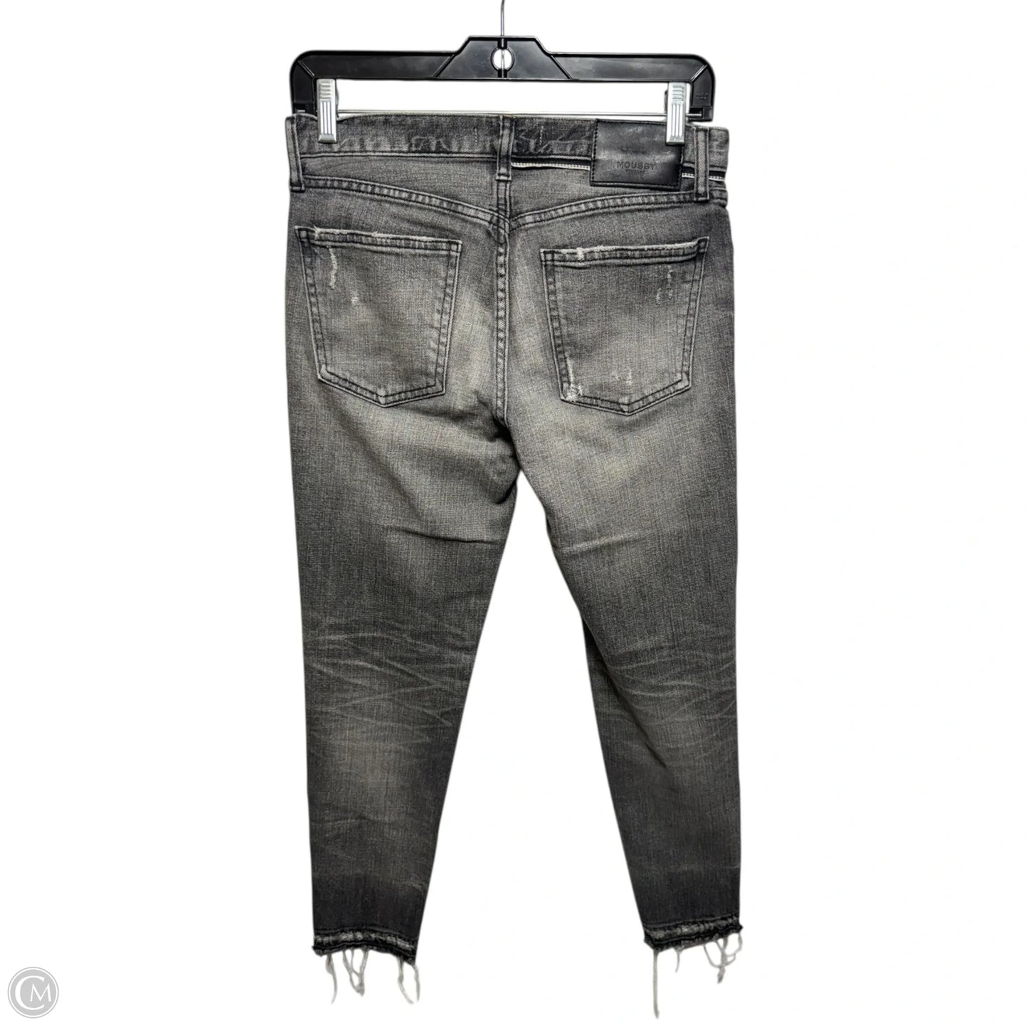 Jeans Skinny By Moussy In Grey Denim, Size: 2