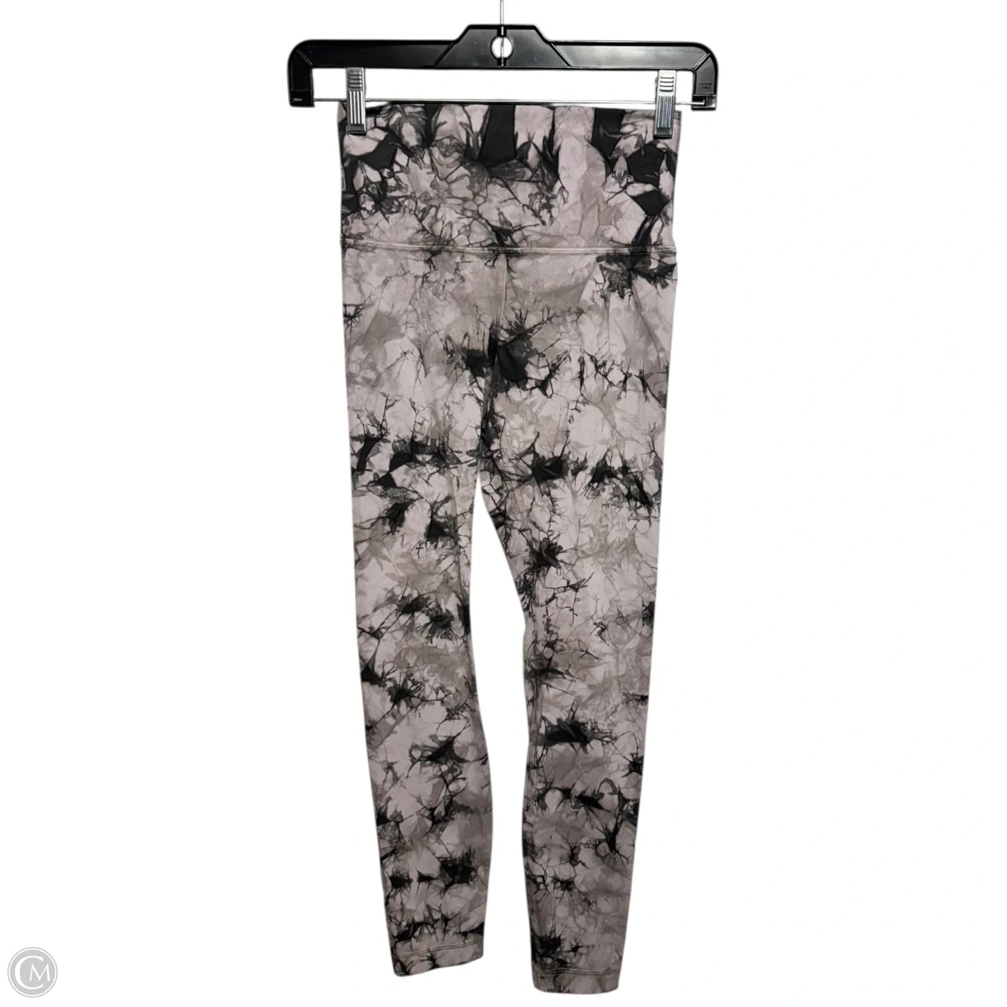 Athletic Leggings By Lululemon In Grey & Pink, Size: 2