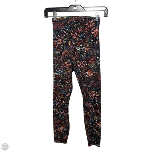 Athletic Leggings By Lululemon In Multi-colored, Size: 2