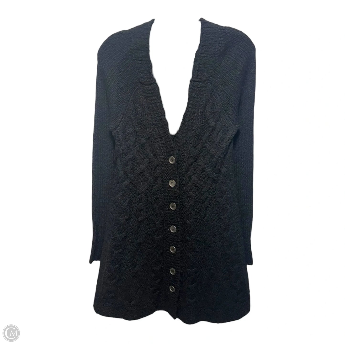 Sweater Cardigan By Free People In Black, Size: S