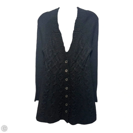 Sweater Cardigan By Free People In Black, Size: S