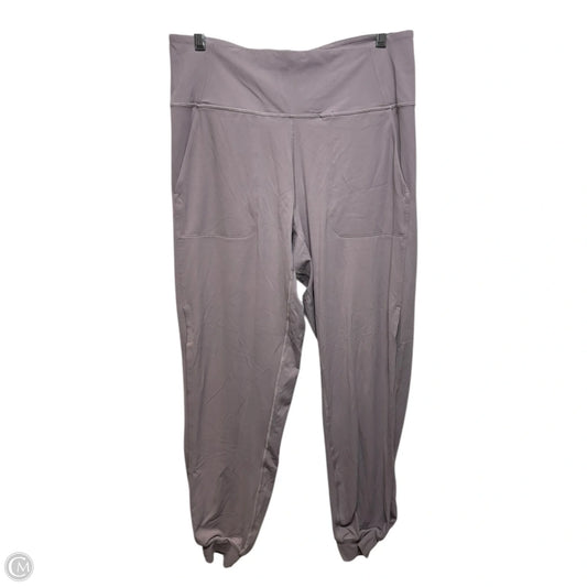 Athletic Pants By Lululemon In Purple, Size: 12