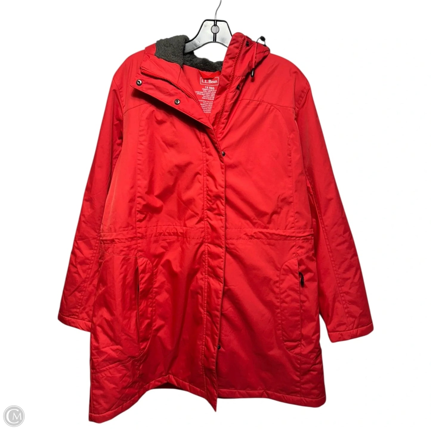 Coat Parka By L.l. Bean In Red, Size: 1x