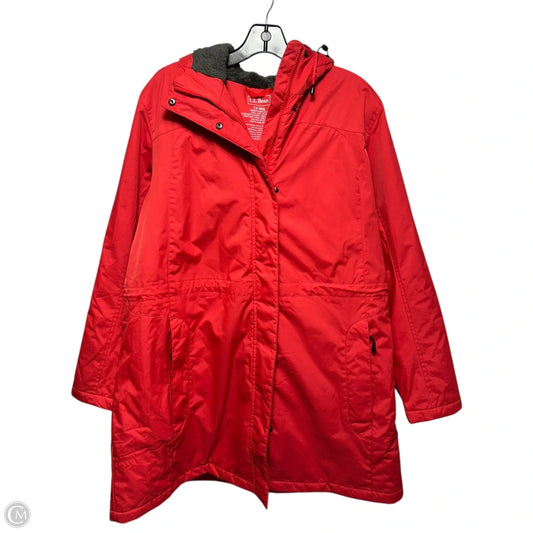 Coat Parka By L.l. Bean In Red, Size: 1x