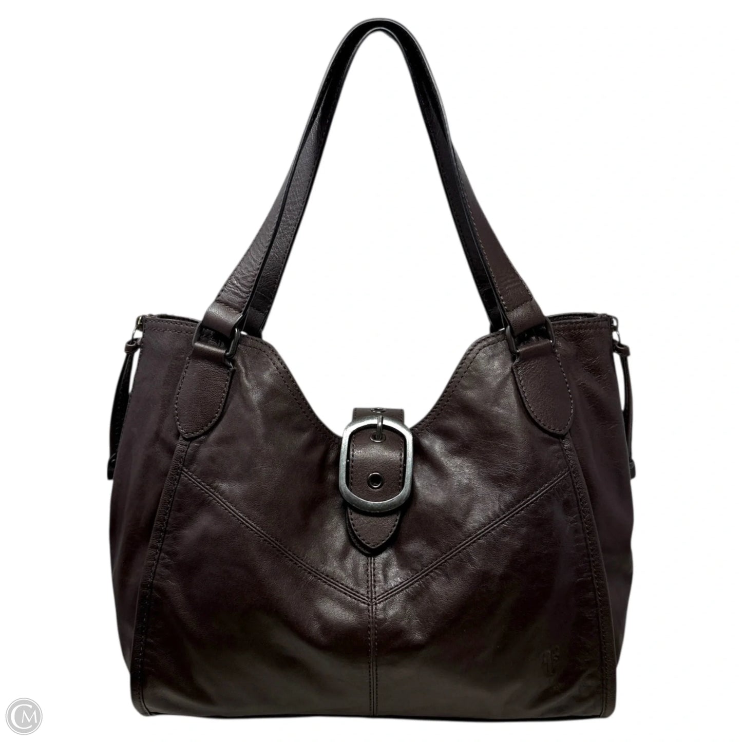 Gina Leather Tote Designer By Frye, Size: Medium