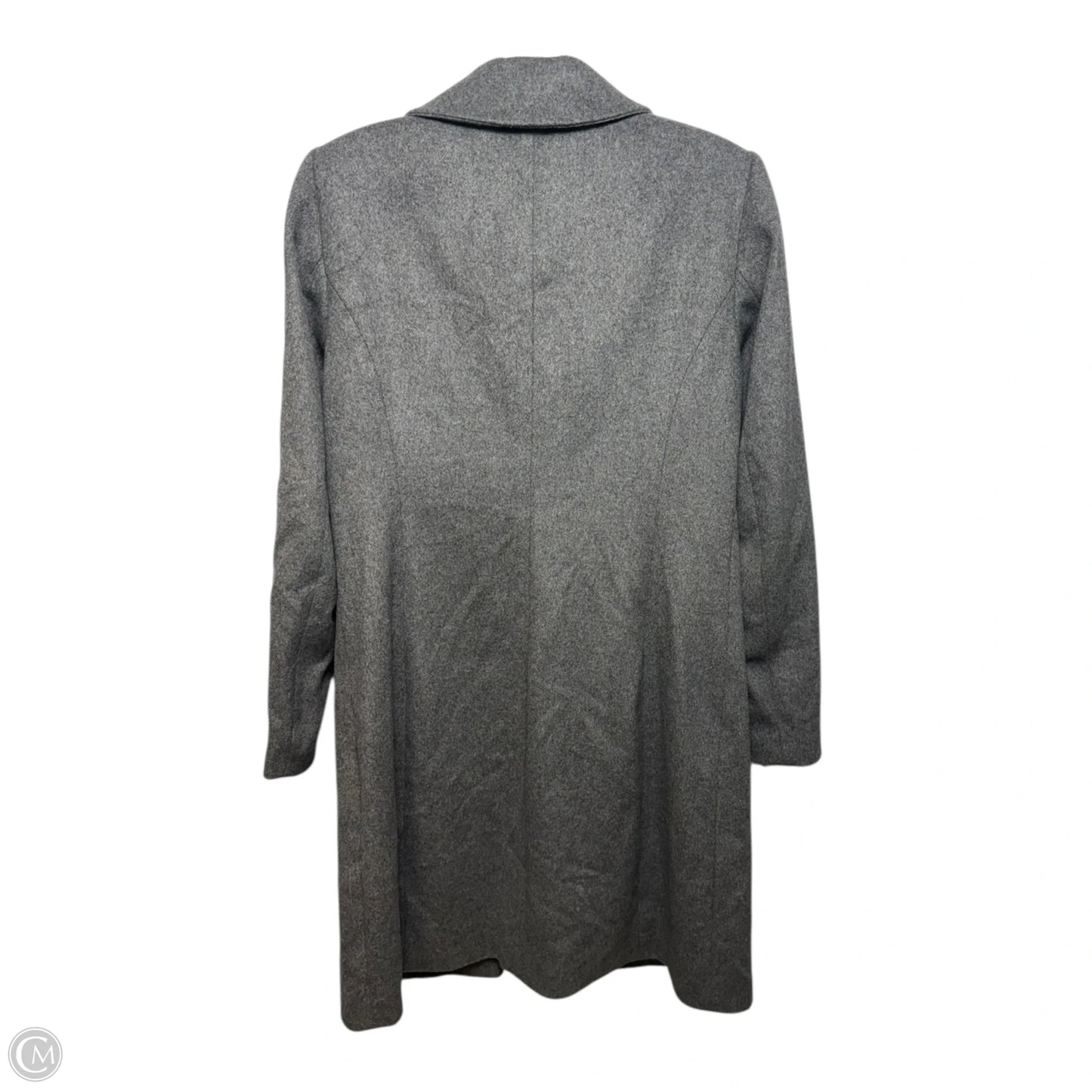 Coat Wool Blend By White House Black Market In Grey, Size: Xs