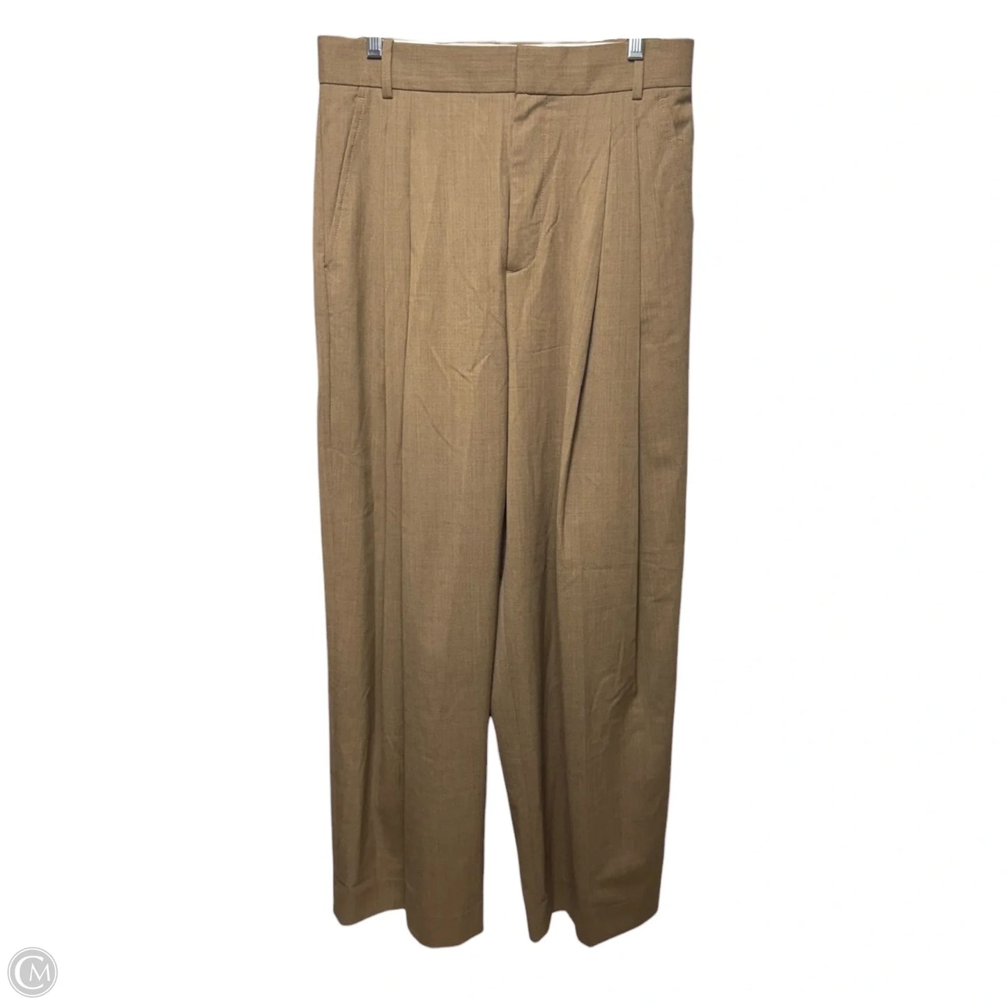 Wool Pants Wide Leg By Banana Republic In Tan, Size: 6