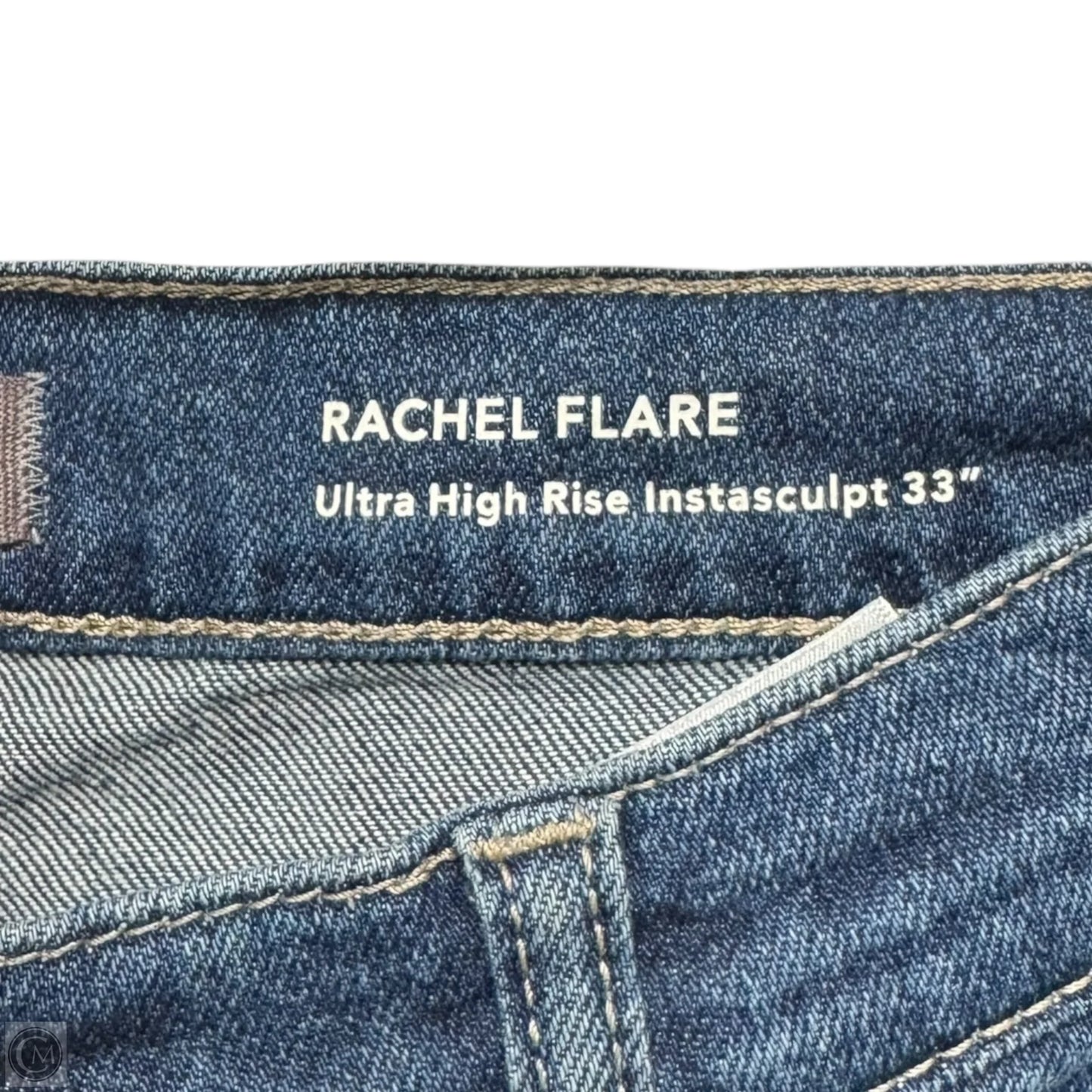 High Rise Jeans Flared By Dl1961 In Blue Denim, Size: 6
