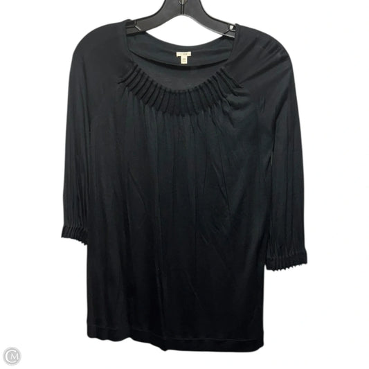 Top Long Sleeve By J. Crew In Black, Size: Xs
