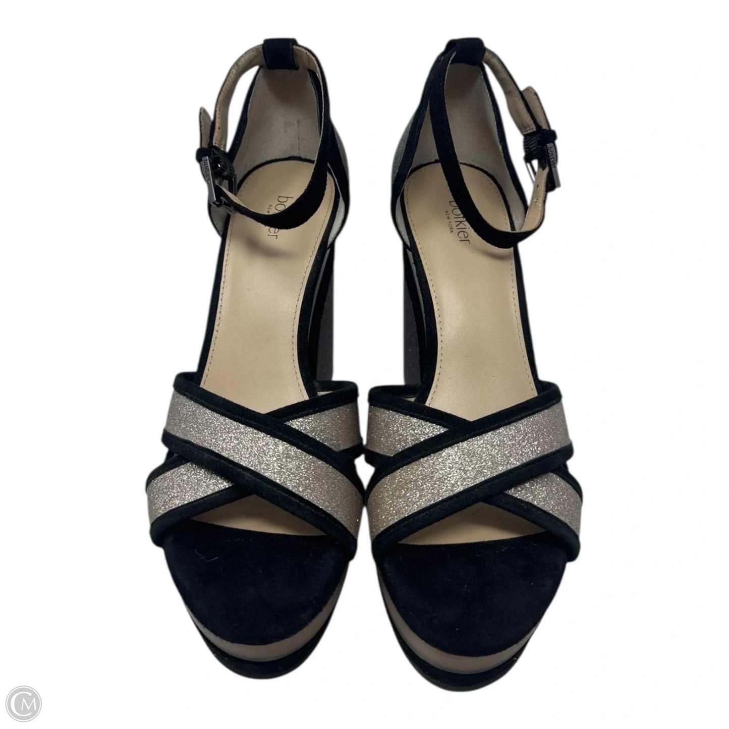 Paloma Glitter Shoes Heels Platform By Botkier In Multi-colored, Size: 7