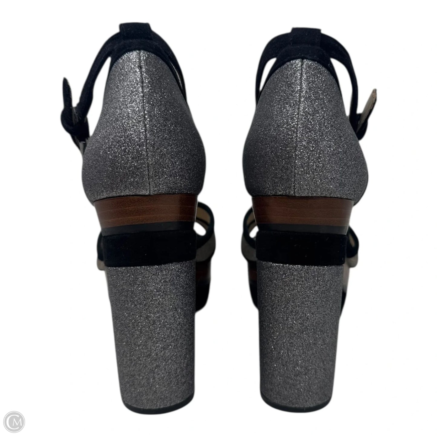 Paloma Glitter Shoes Heels Platform By Botkier In Multi-colored, Size: 7