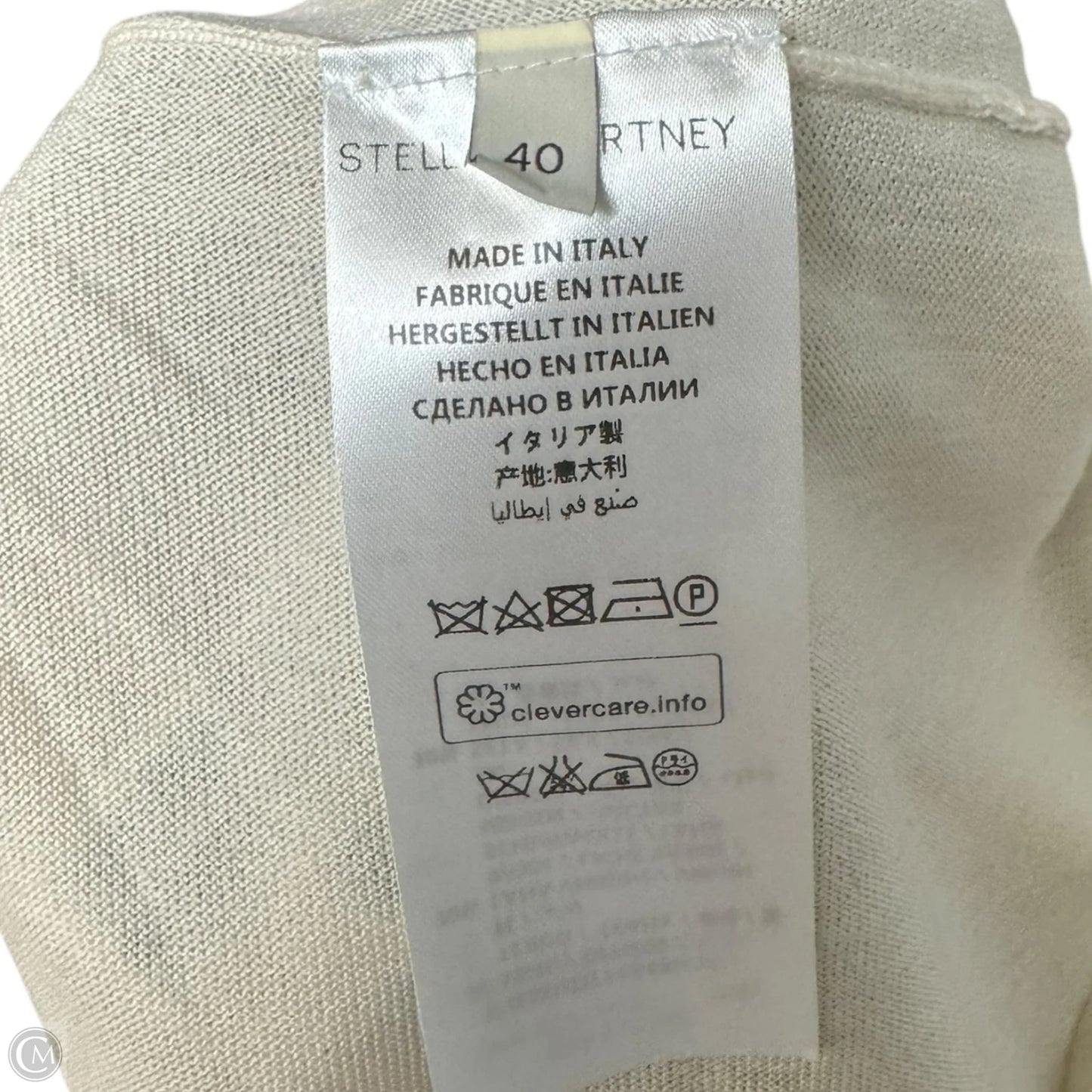 Wool & Silk Sweater Luxury Designer By Stella Mccartney In Multi-colored, Size: S