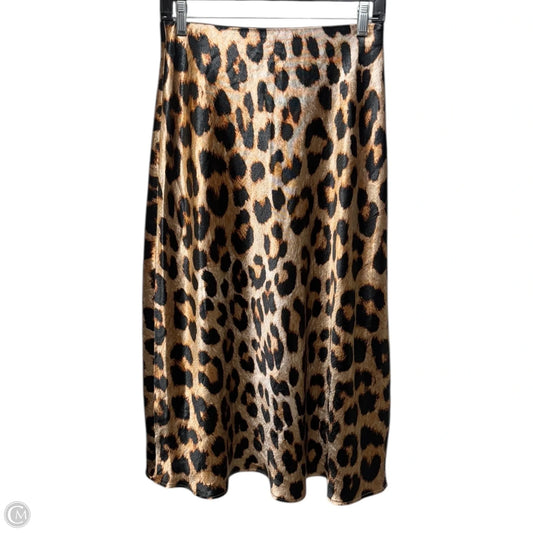 Skirt Maxi By Calligraphie In Animal Print, Size: S