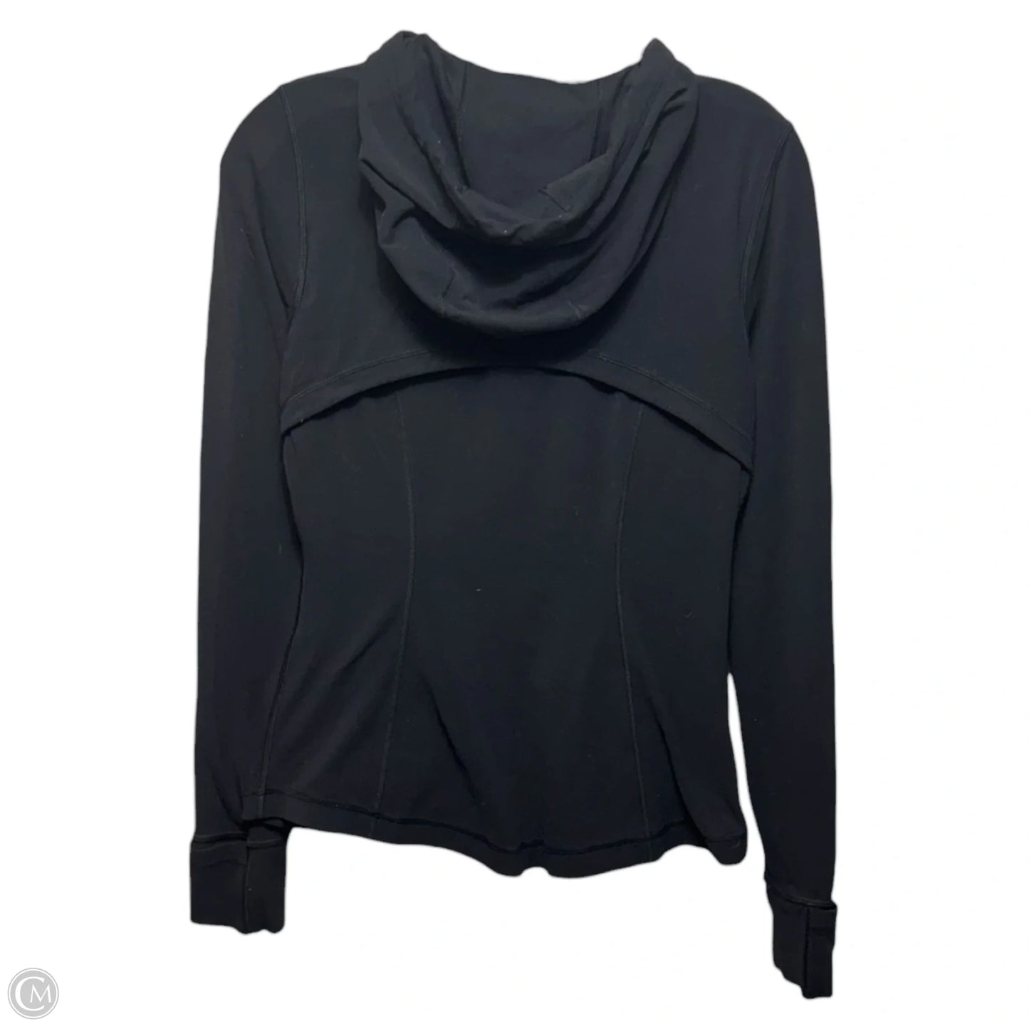 Athletic Jacket By Lululemon In Black, Size: 6