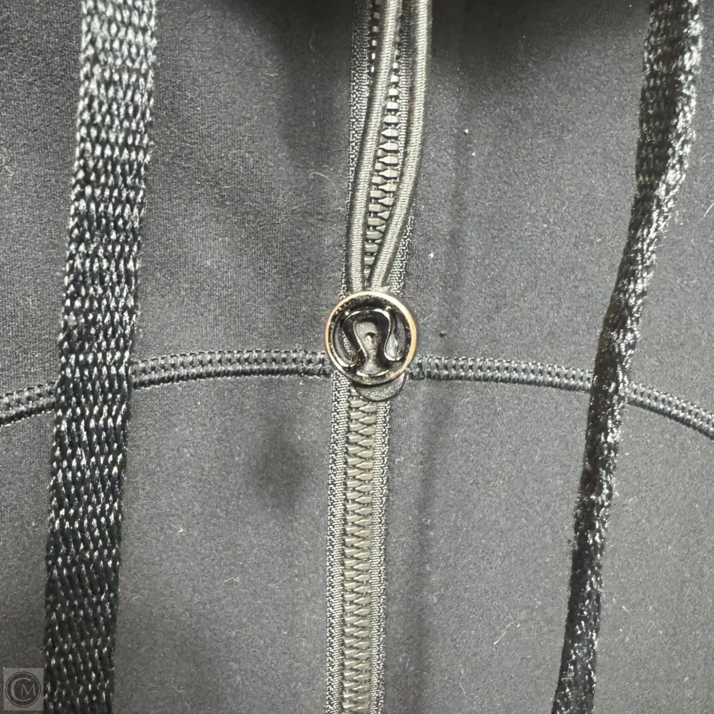 Athletic Jacket By Lululemon In Black, Size: 6