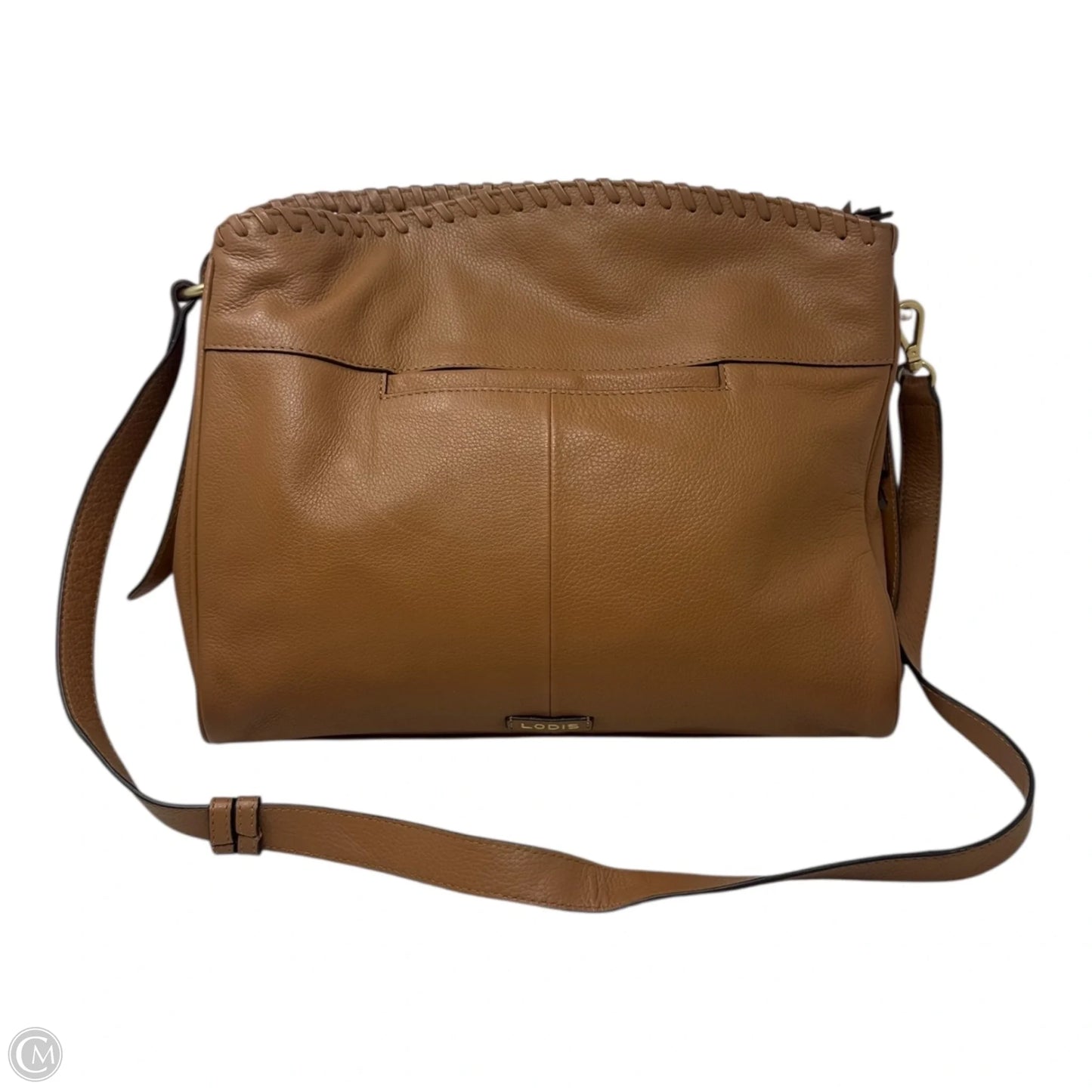 Evelyn Handbag Leather By Lodis, Size: Medium