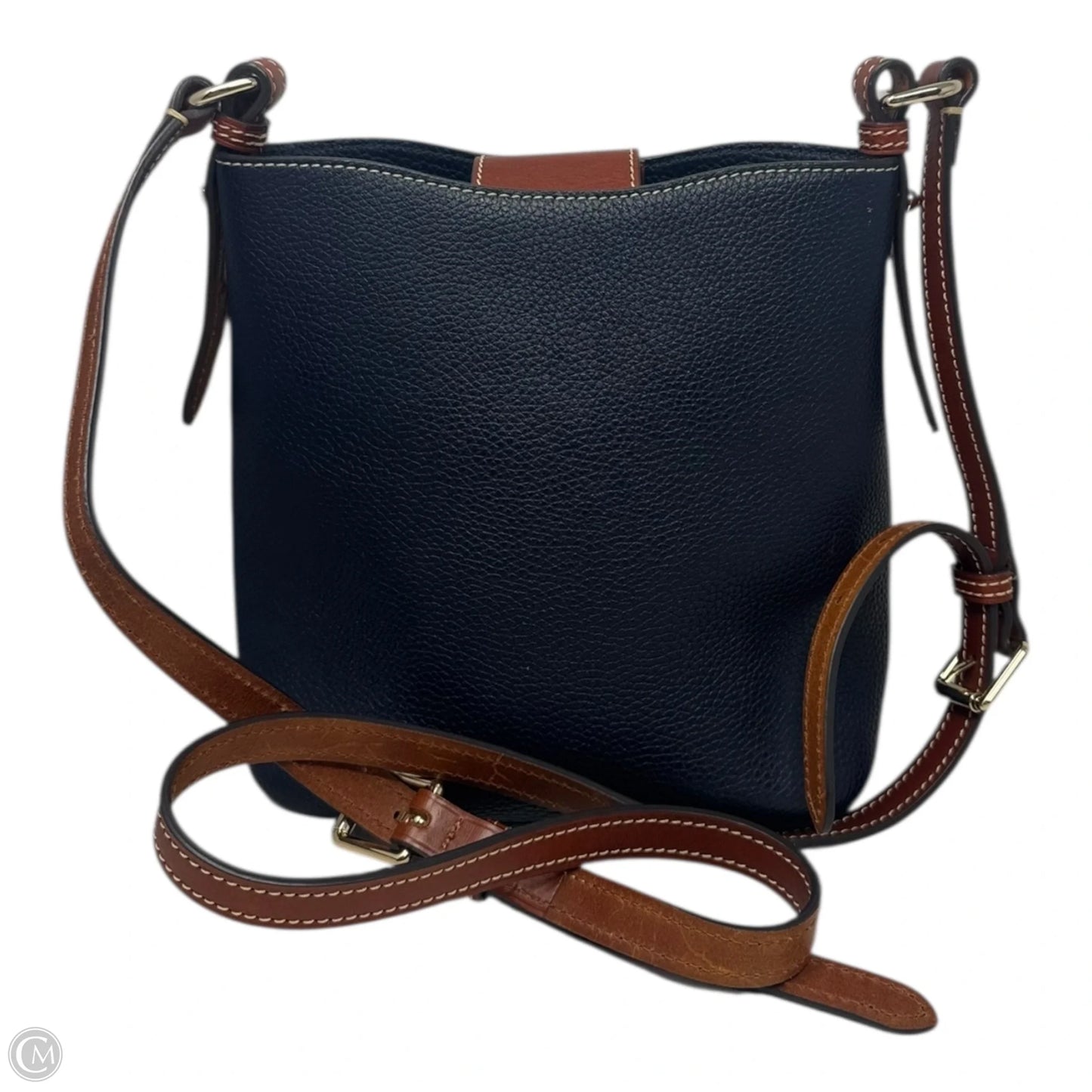 Pebbled Leather Crossbody Designer By Dooney And Bourke, Size: Medium