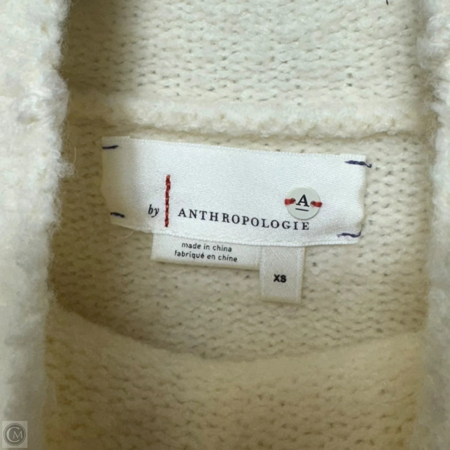 Sweater By Anthropologie In Striped Pattern, Size: Xs