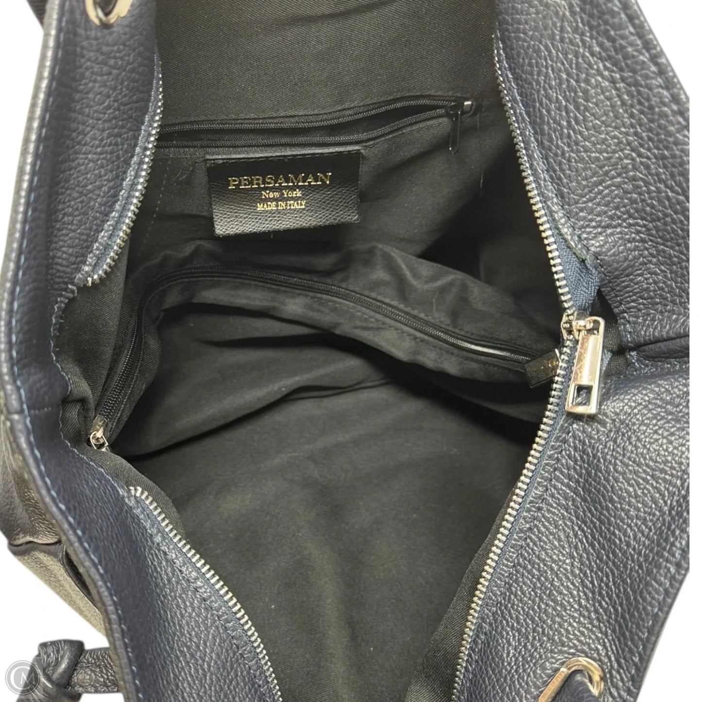 Italian Leather Knot Tote By Persaman, Size: Large