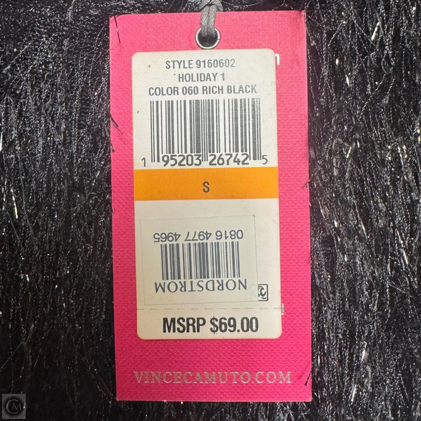 Holiday 1 Top Short Sleeve By Vince Camuto In Black, Size: S