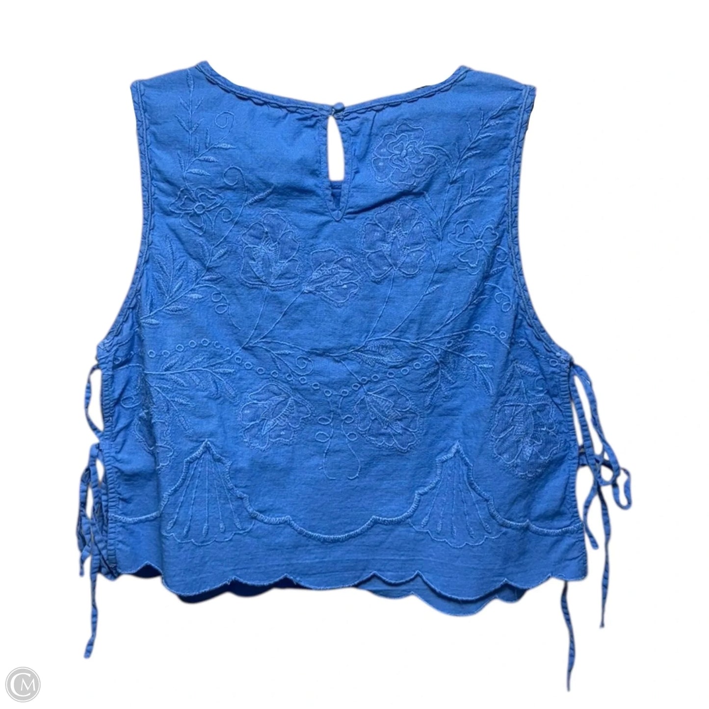 Top Sleeveless By Free People In Blue, Size: L
