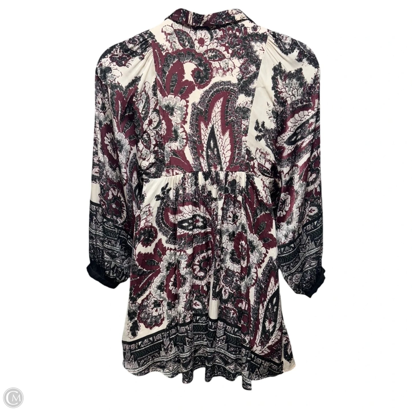 Say You Love Me Boho Paisley Mini Dress By Free People In Multi-colored, Size: M