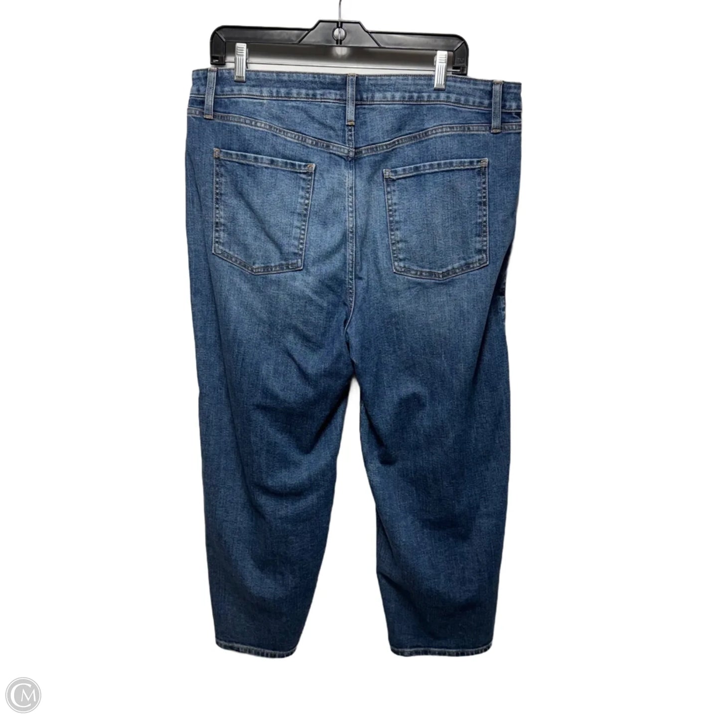 Jeans Boyfriend By Chicos In Blue Denim, Size: 14