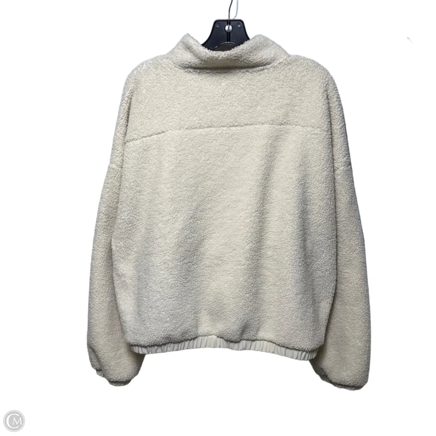 Jacket Faux Fur & Sherpa By Body & Sol In Cream, Size: Xl