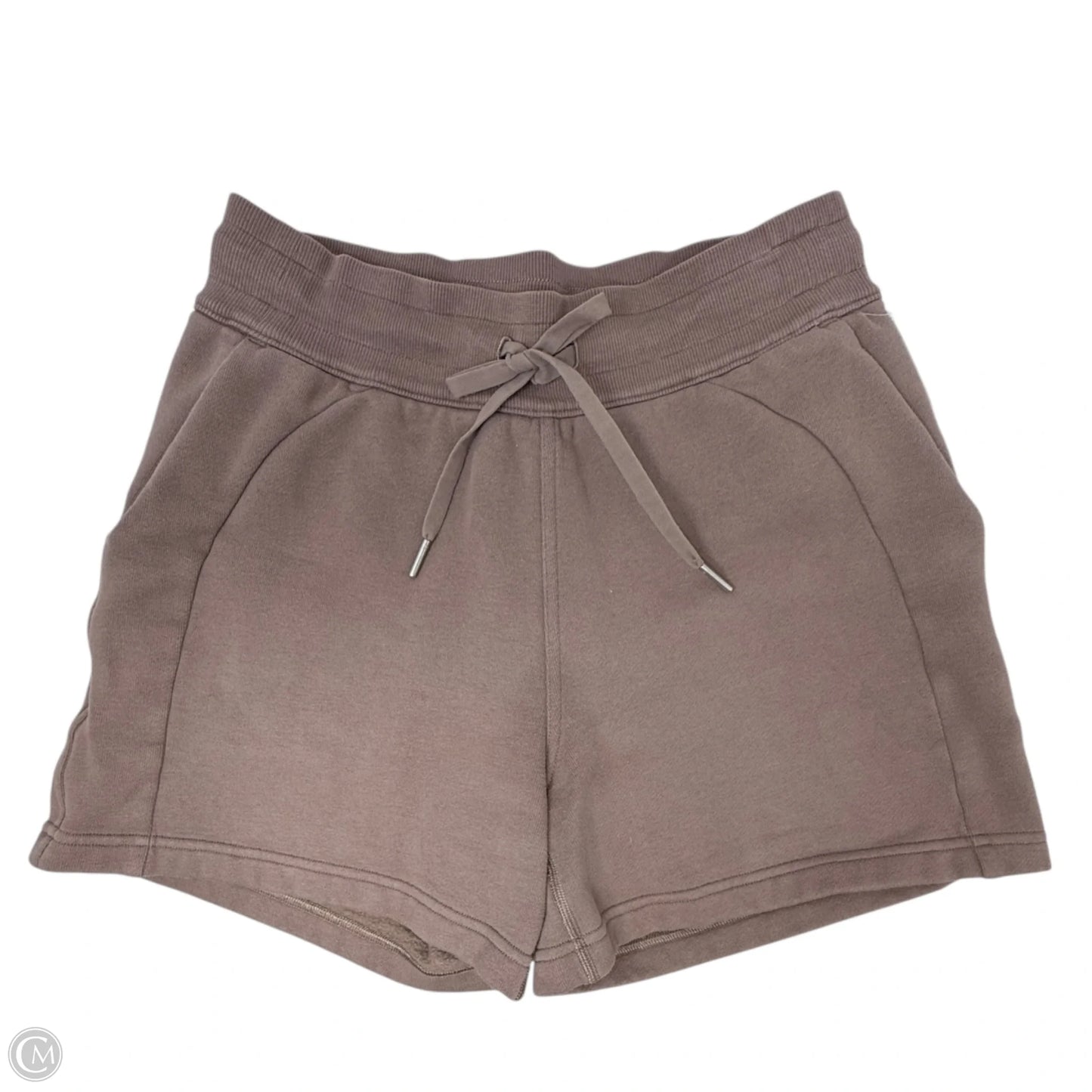Scuba High-Rise Shorts By Lululemon In Taupe, Size: 6