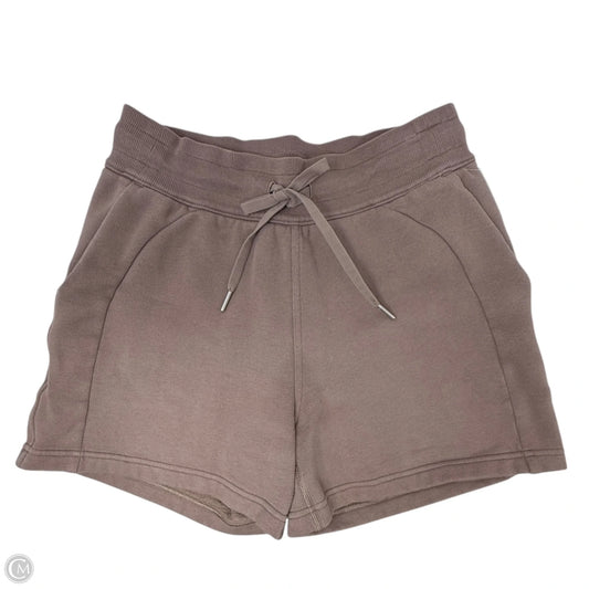 Scuba High-Rise Shorts By Lululemon In Taupe, Size: 6
