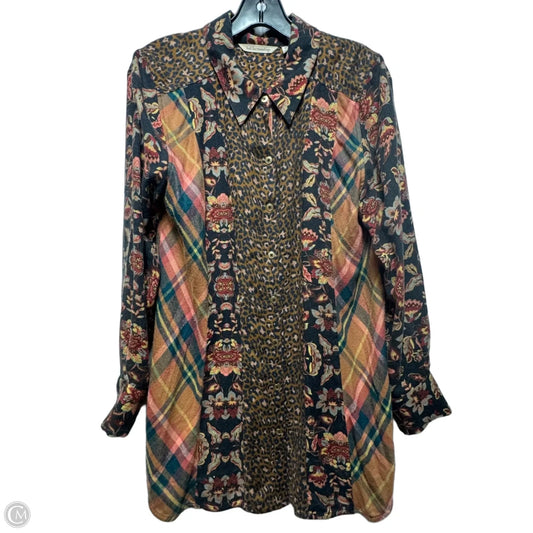 Top Long Sleeve By Soft Surroundings In Multi-colored, Size: M