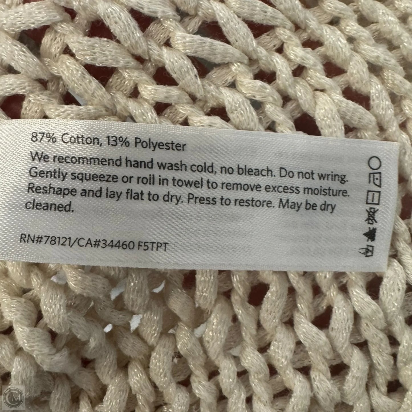 Sweater By Eileen Fisher In Cream, Size: S