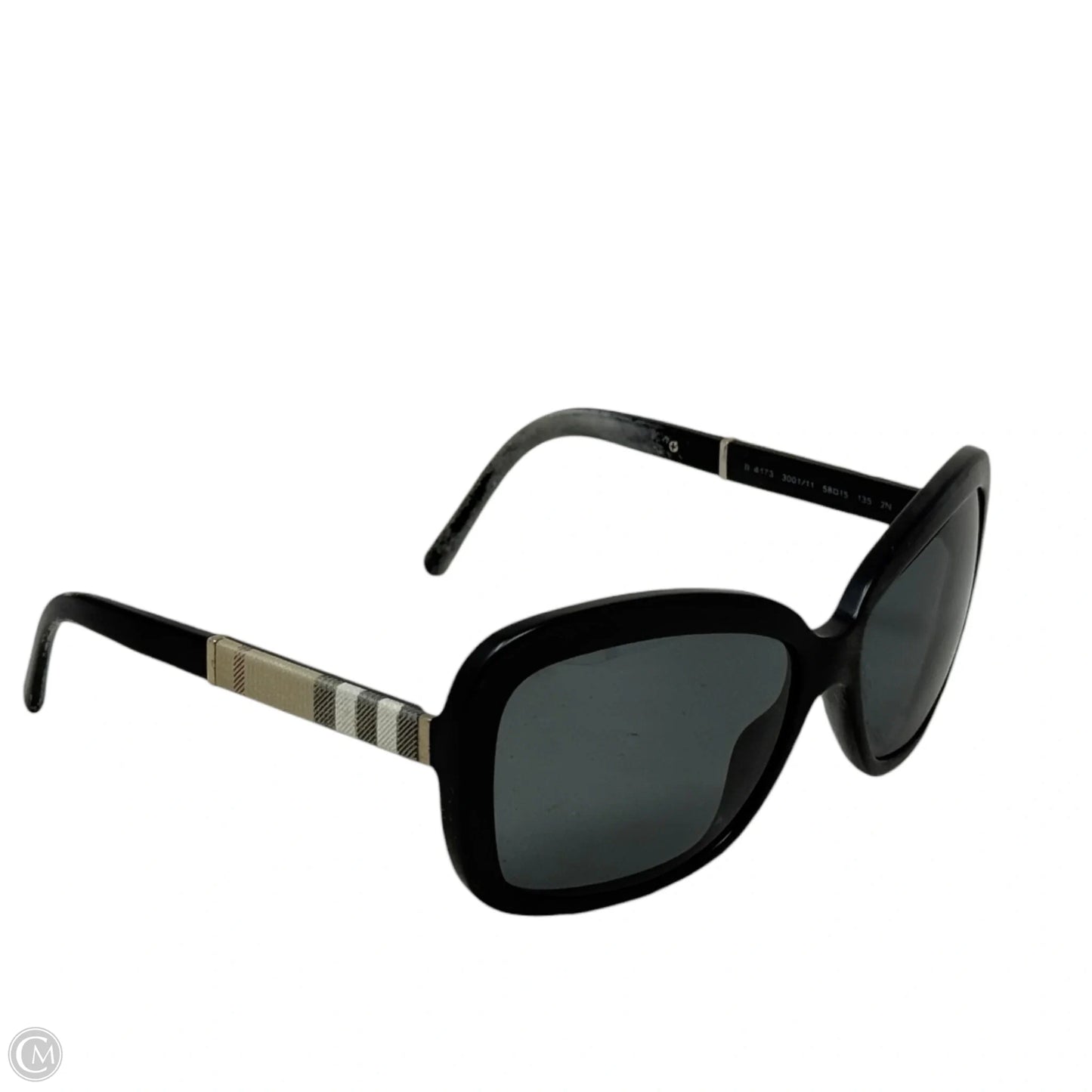 Classic Print Rounded Square B4173 Sunglasses Luxury Designer By Burberry