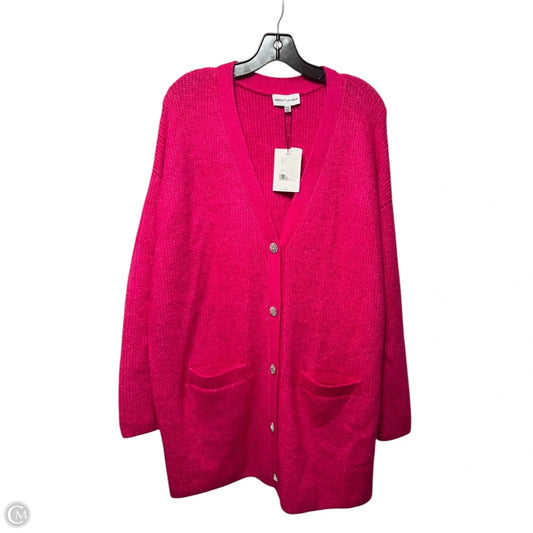 Sweater Cardigan By Gibson And Latimer In Pink, Size: Xxl