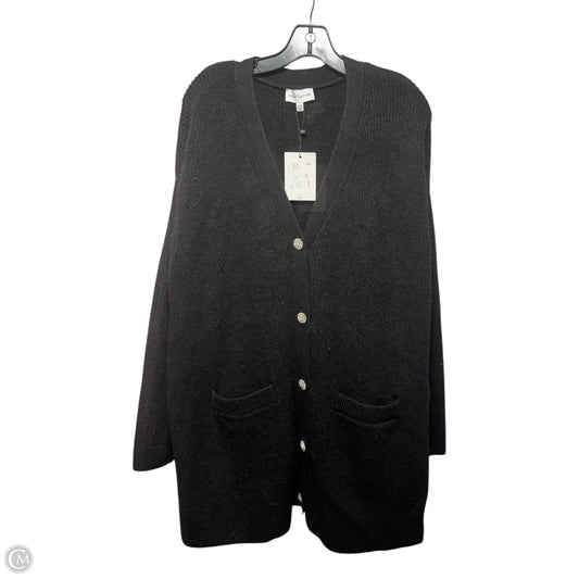 Sweater Cardigan By Gibson And Latimer In Black, Size: Xxl