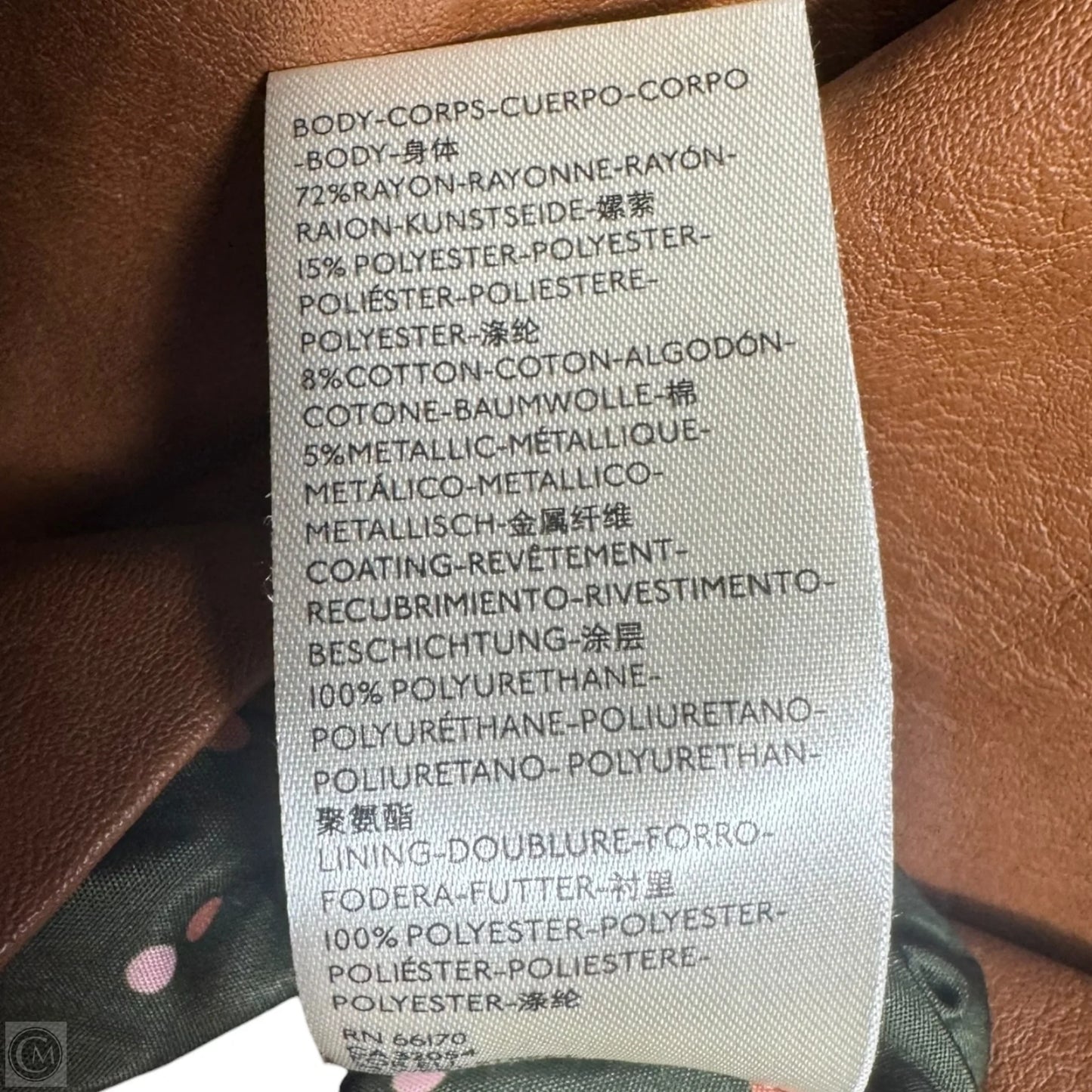 Hayden Faux Leather Jacket By Anthropologie In Brown, Size: 3X