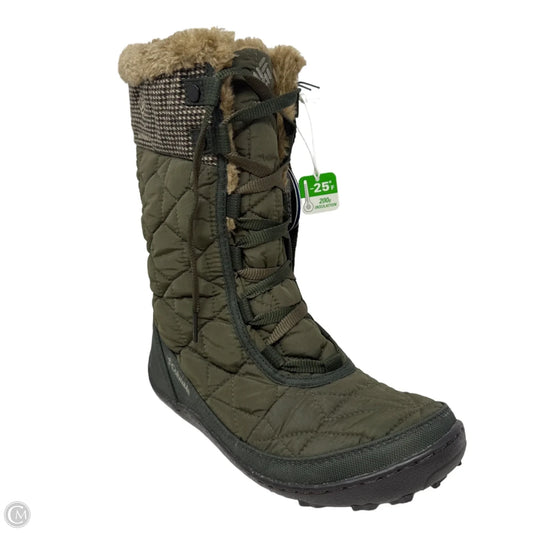 Minx Mid II Omni-Heat insulated Waterproof Winter Boots Snow By Columbia In Green, Size: 7.5
