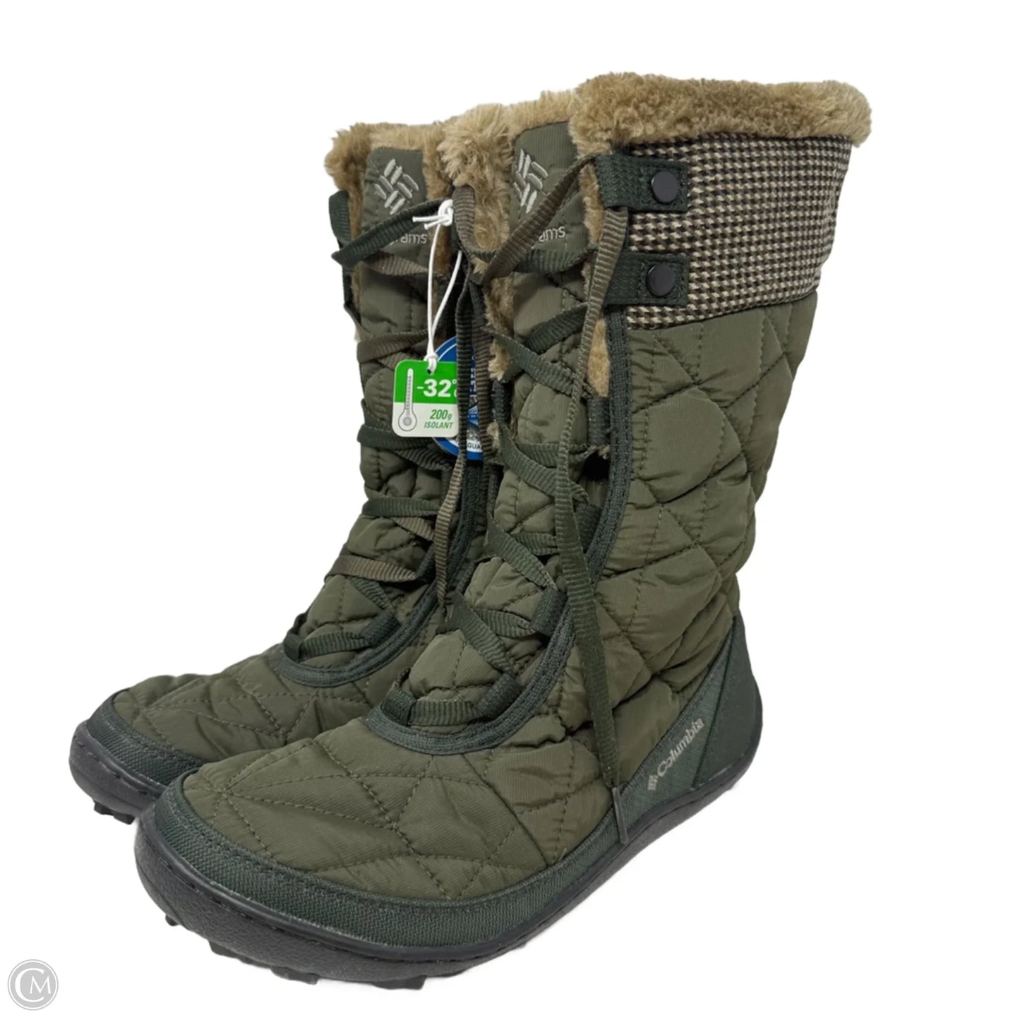 Minx Mid II Omni-Heat insulated Waterproof Winter Boots Snow By Columbia In Green, Size: 7.5