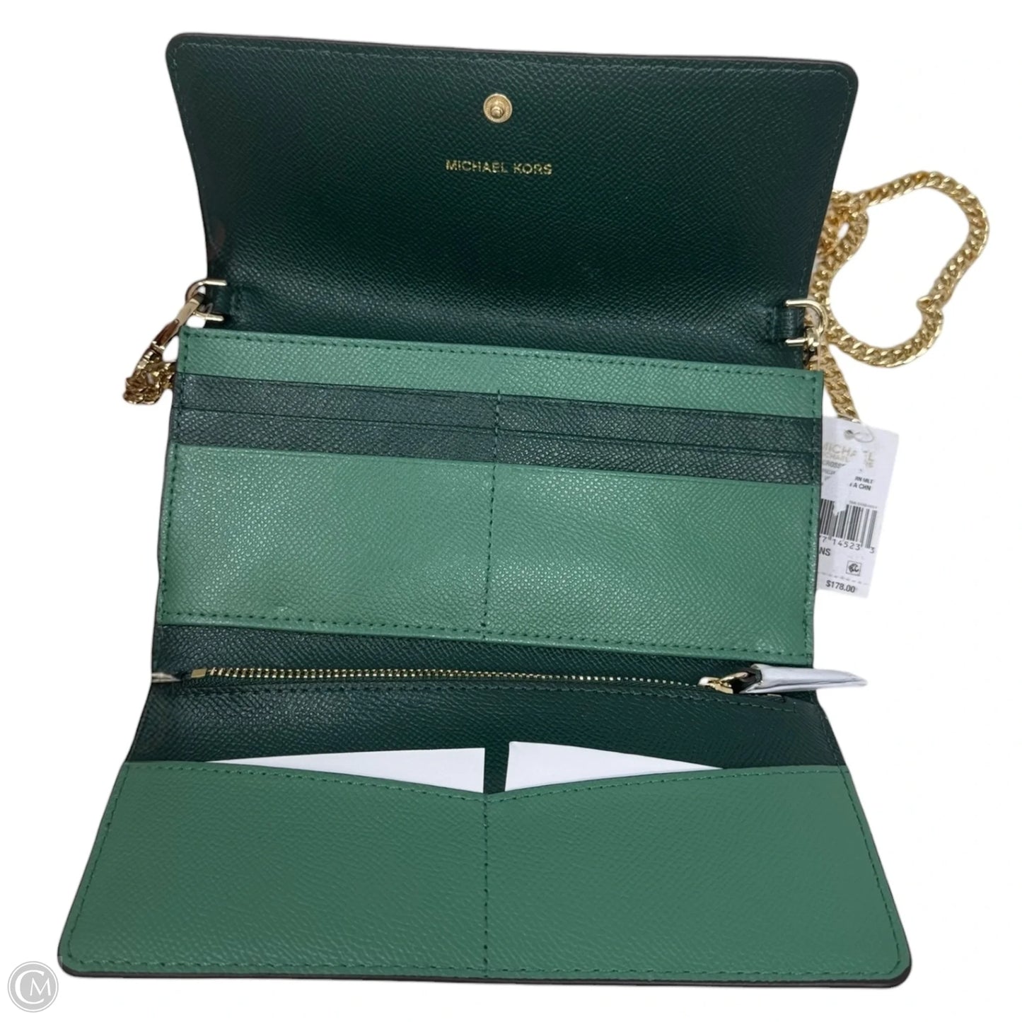 Wallet On Chain Crossbody Designer By Michael Kors, Size: Small