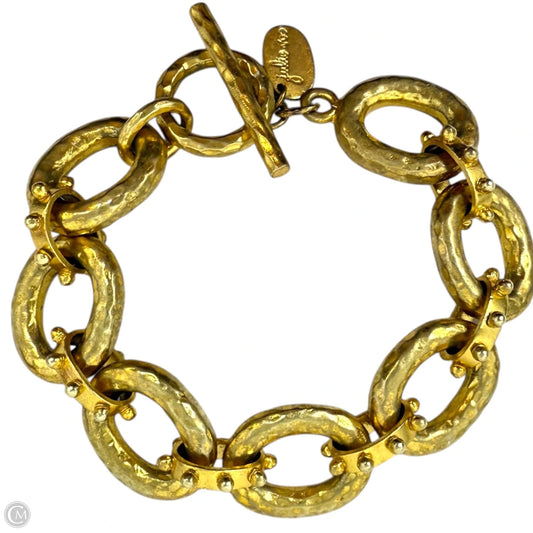 SoHo 24K Gold Plate Link Bracelet Chain By Julie Vos