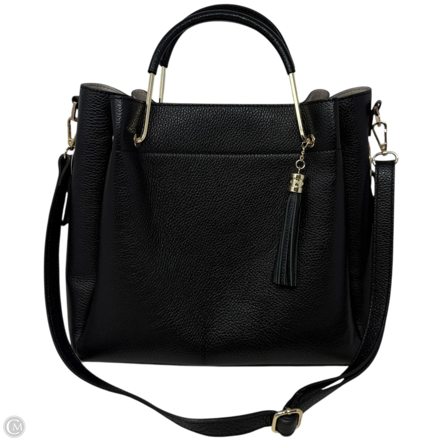 Italian Leather Top Handle Tote By Cuoieria Fiorentina, Size: Large