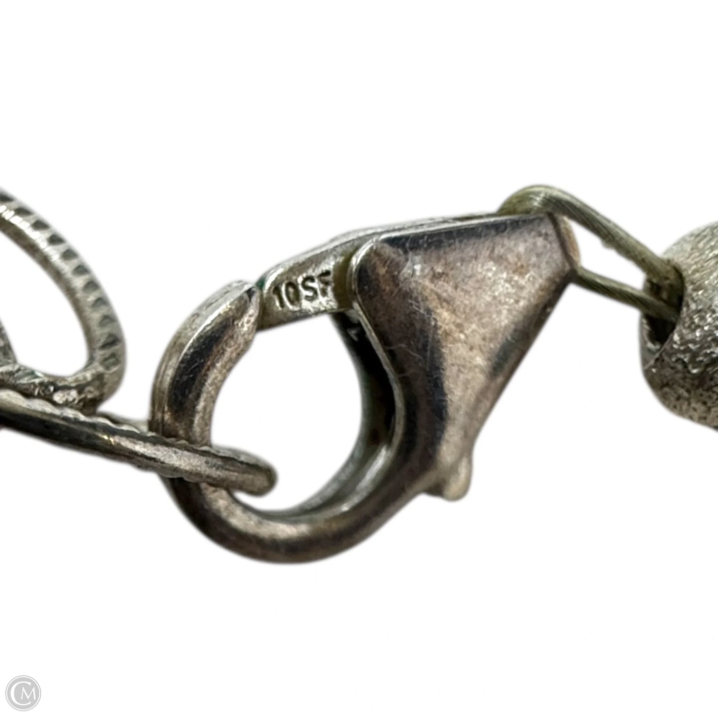 Handmade Artisan  Sterling Silver, Malachite, Amethyst & Jasper Beaded Statement Necklace