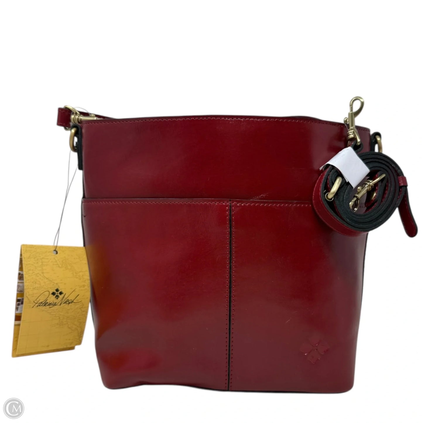 Harper Tote In Berry Red Designer By Patricia Nash, Size: Large