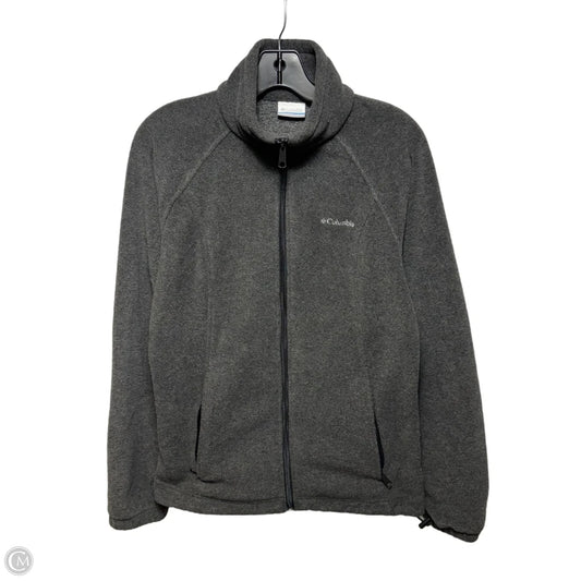 Jacket Fleece By Columbia In Grey, Size: M