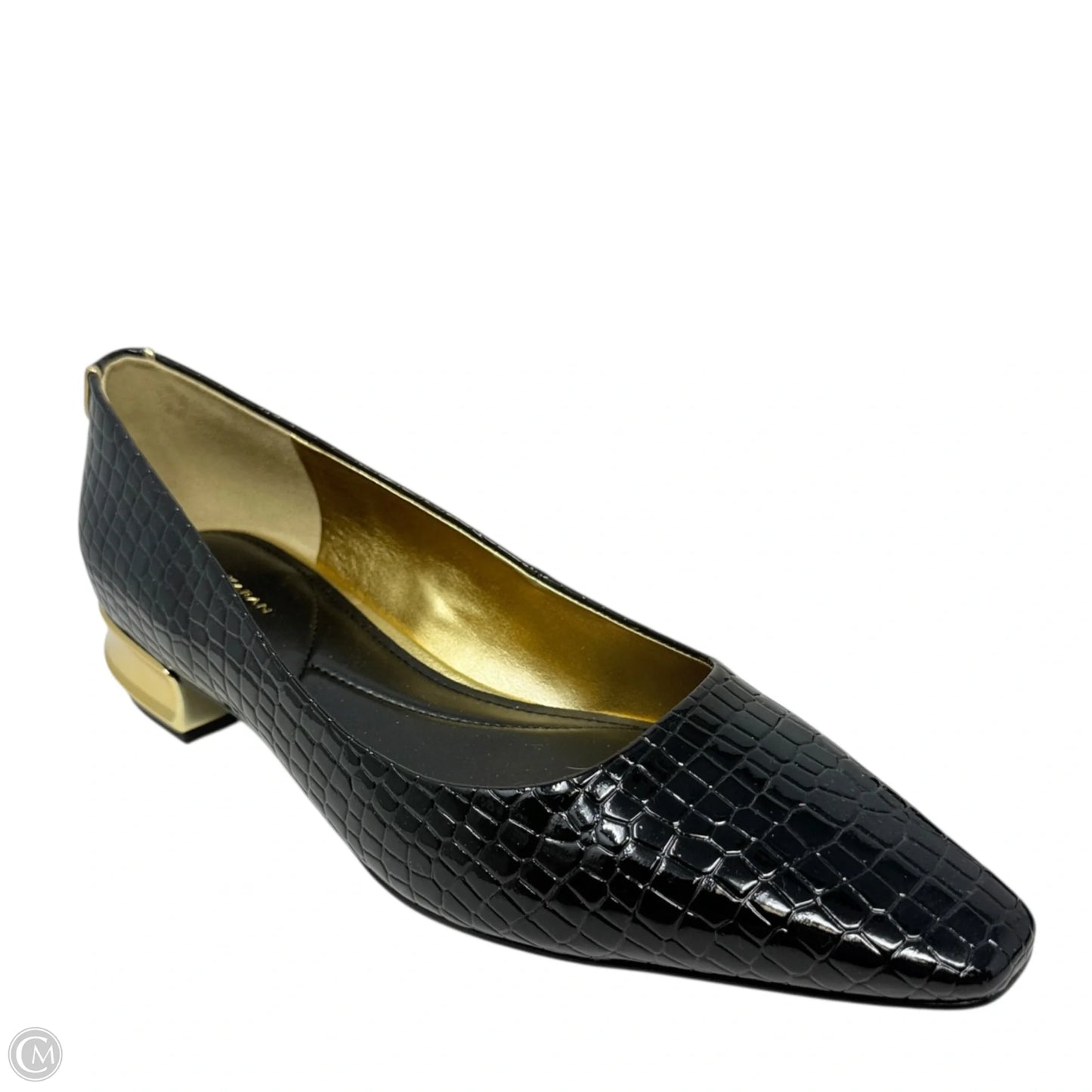 Savita Snip Toe Flats By Donna Karan In Black, Size: 10