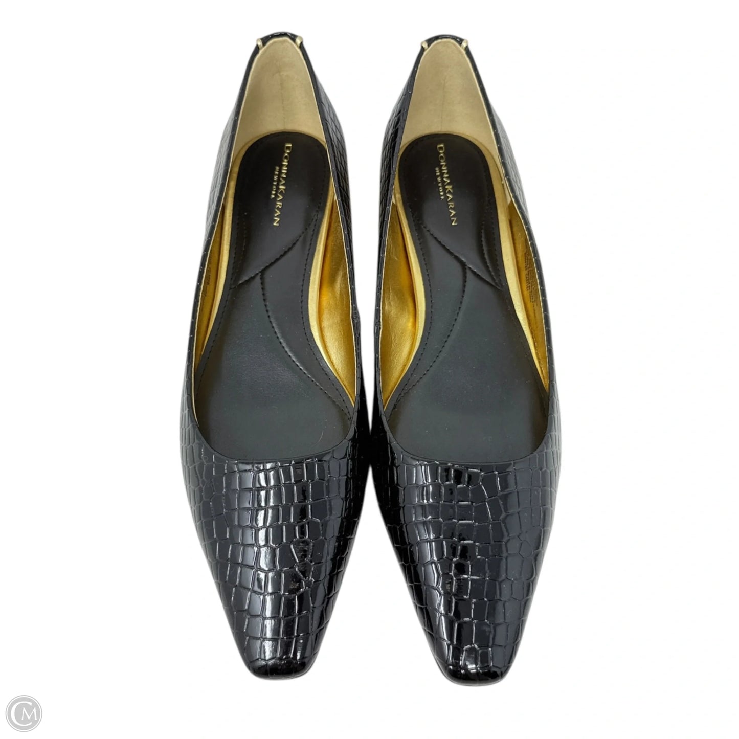 Savita Snip Toe Flats By Donna Karan In Black, Size: 10