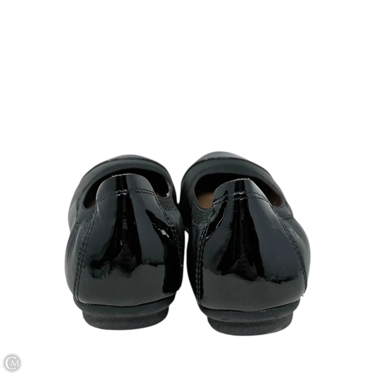 Pippa 07 Patent Cap Toe Leather Flats By Josef Seibel In Black, Size: 9 (40 EU)