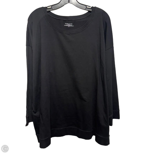 Top Long Sleeve By Eileen Fisher In Black, Size: 2x