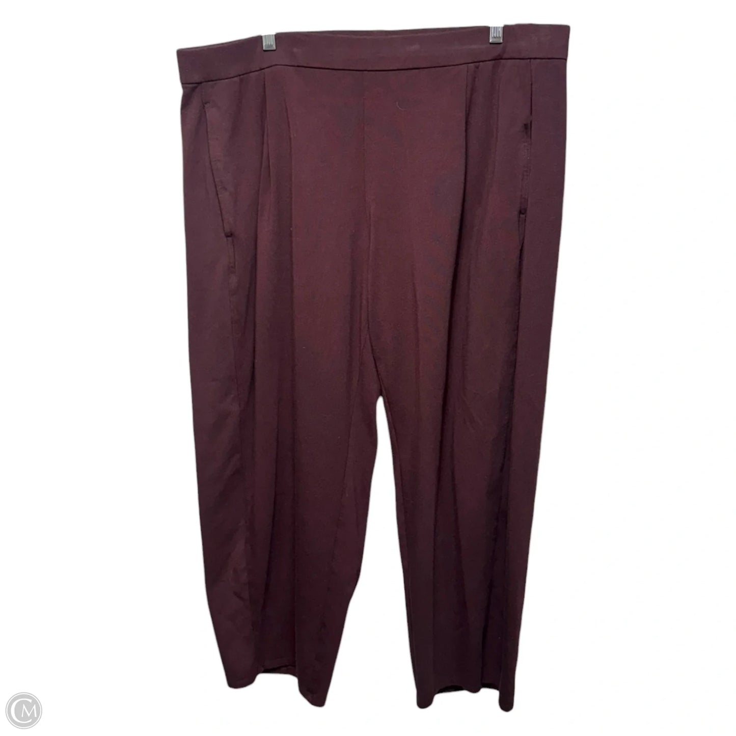 Pants Leggings By Eileen Fisher In Maroon, Size: Xl