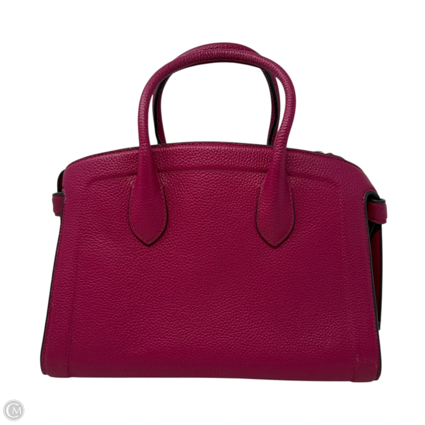 Knott Color-Blocked Pebbled Leather Medium Zip Top Satchel In Renaissance Rose Multi Designer By Kate Spade, Size: Medium